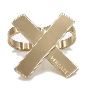 Versace Double X Ring
